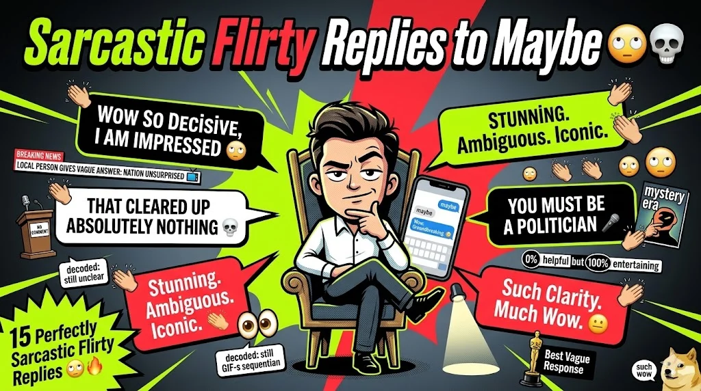 Sarcastic Flirty Responses