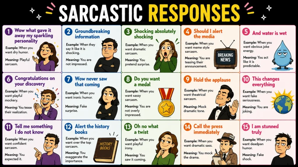 Sarcastic Responses