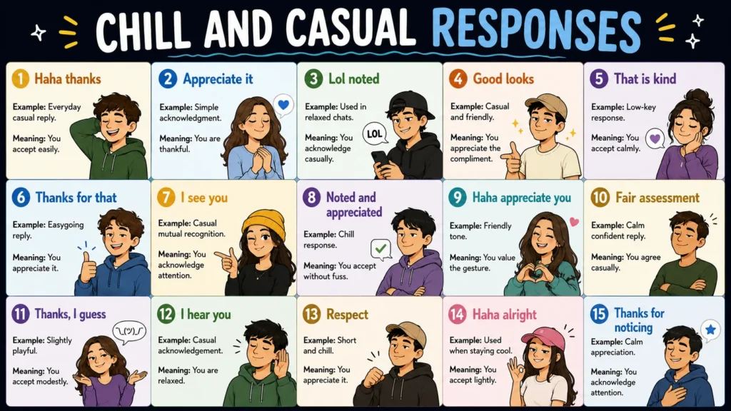Chill And Casual Responses