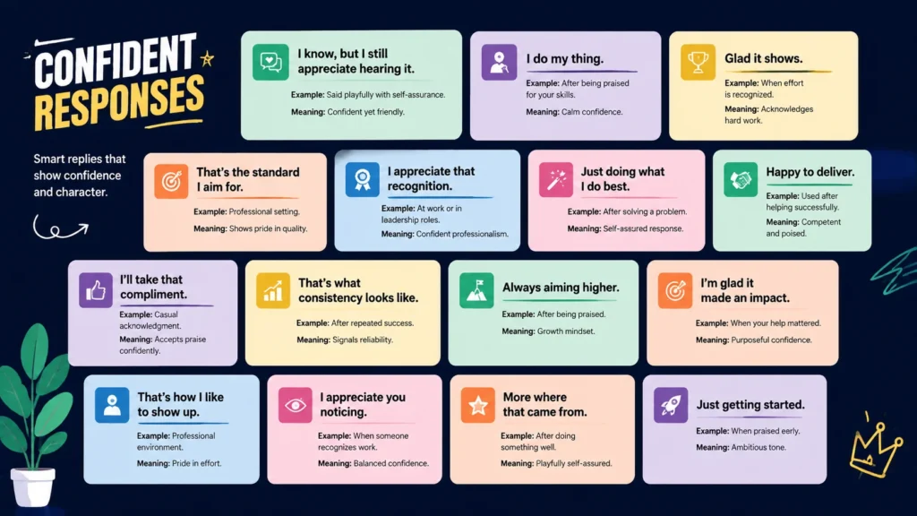 Confident Responses