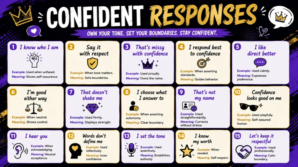 Confident Responses