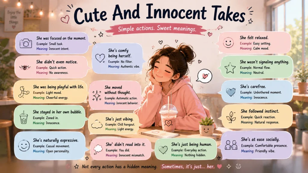 Cute And Innocent Takes