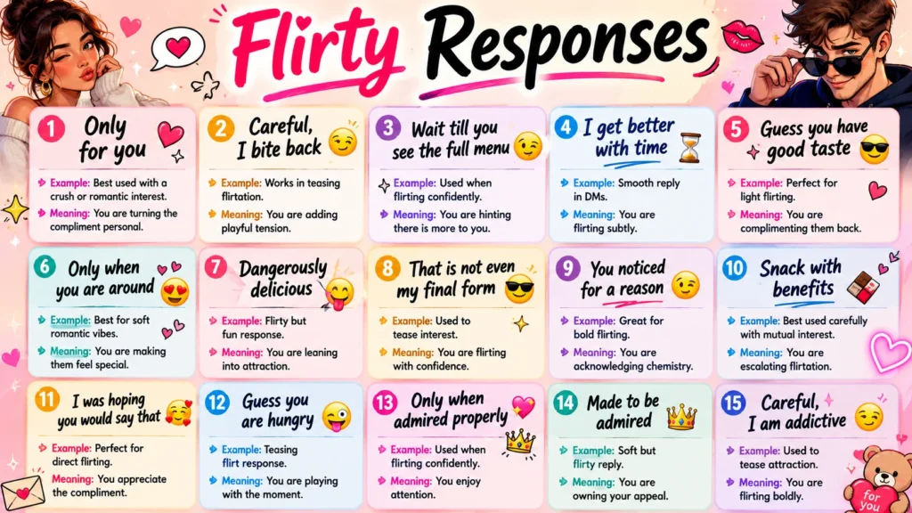 Flirty Responses