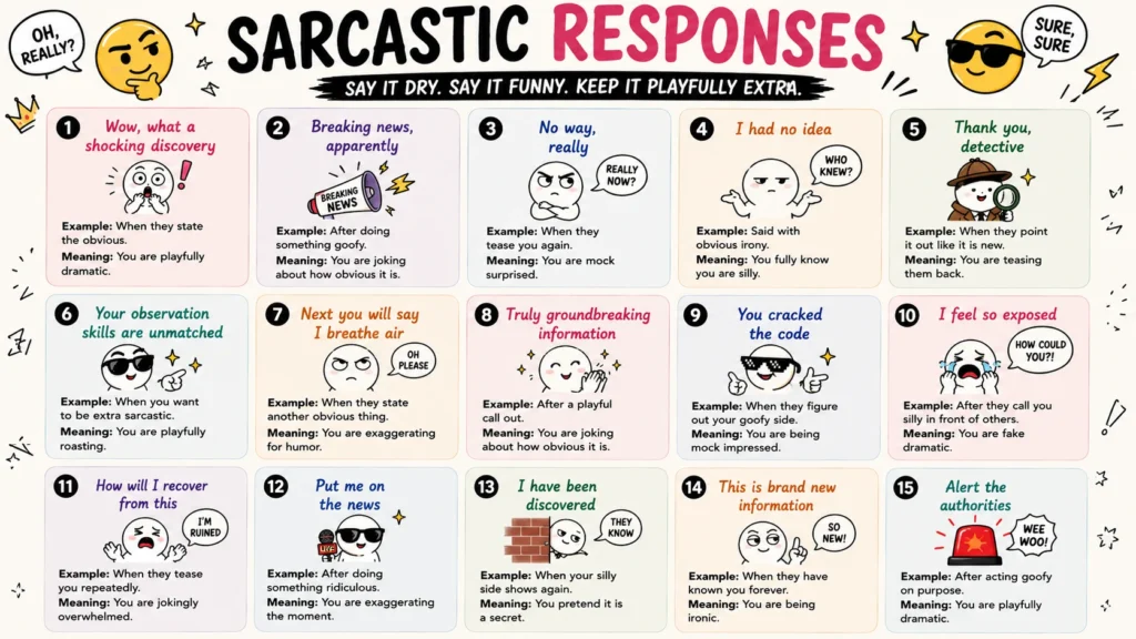 Sarcastic Responses