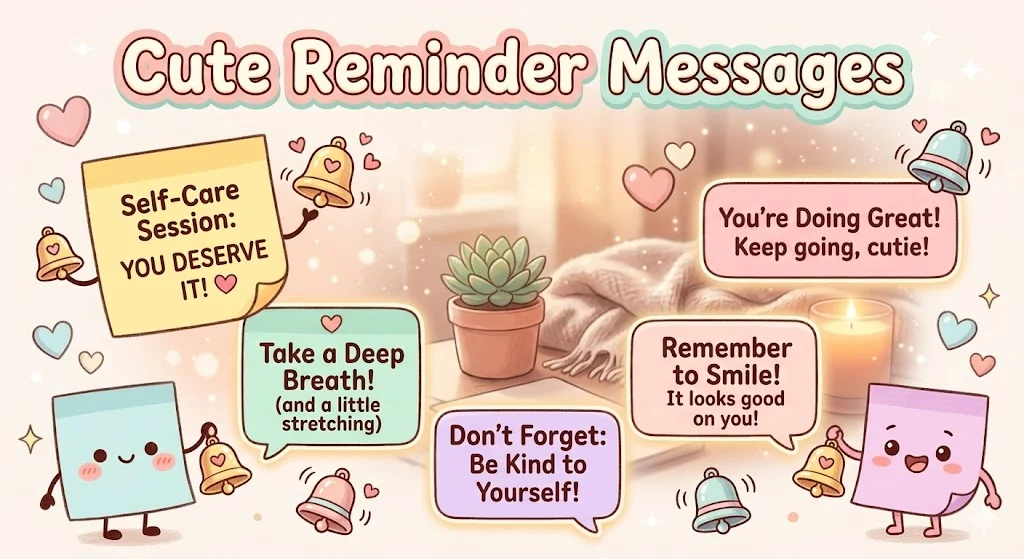 Cute Reminder Phrases