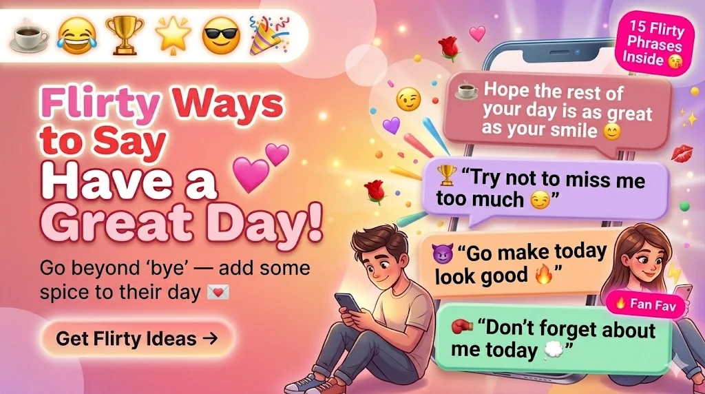 Flirty Ways to Say Have a Great Rest of Your Day