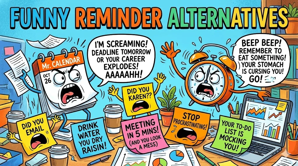 Funny Ways To Say Please Be Reminded