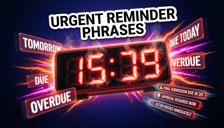 Urgent Reminder Alternatives