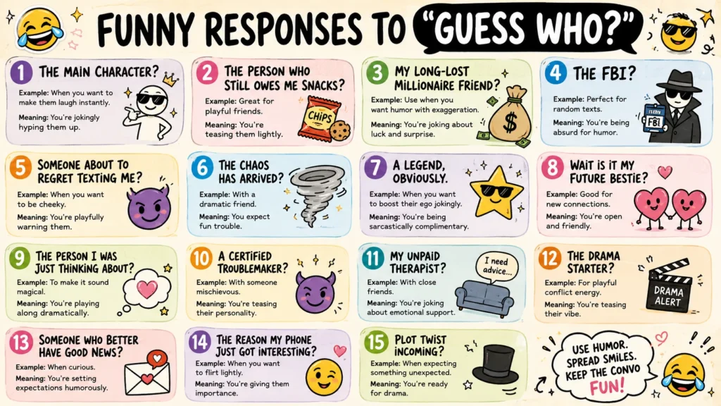 Funny Responses To Guess Who