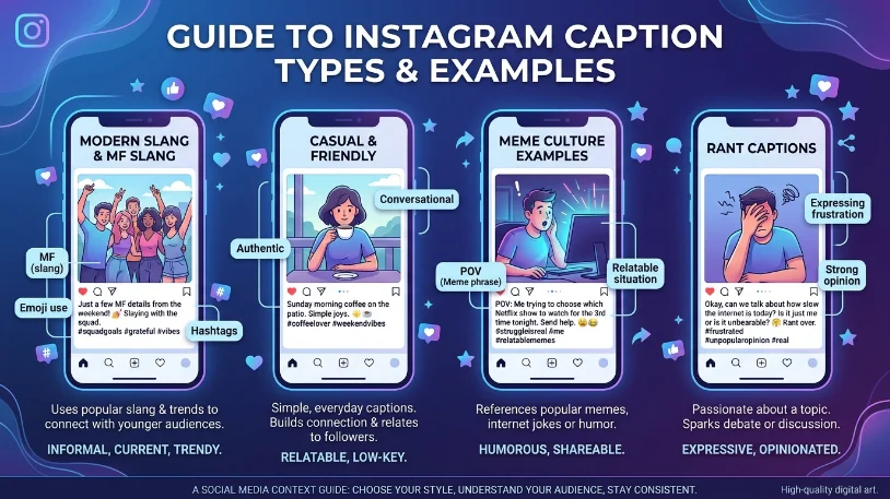 Real-Life Instagram Caption Examples