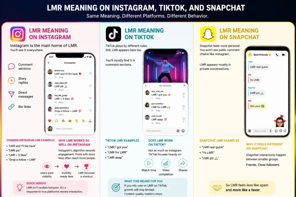 LMR Meaning in Text, Chat, and Online Conversations