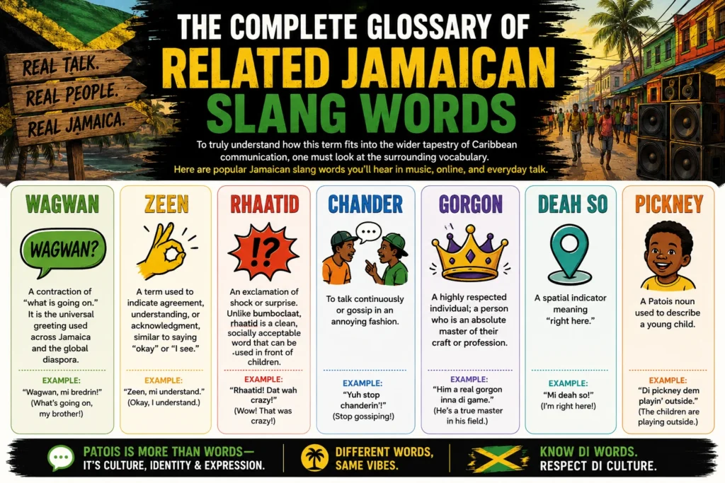 The Complete Glossary of Related Jamaican Slang Words