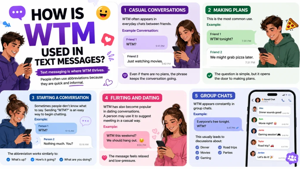 How Is WTM Used in Text Messages