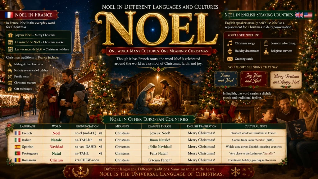 Noel in Different Languages and Cultures