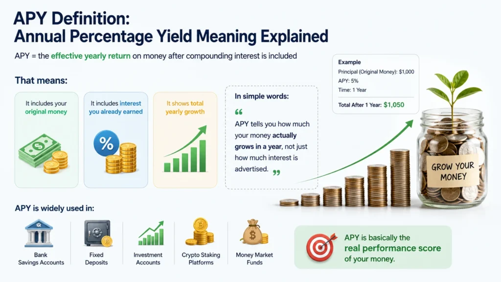APY Definition: Annual Percentage Yield Meaning Explained