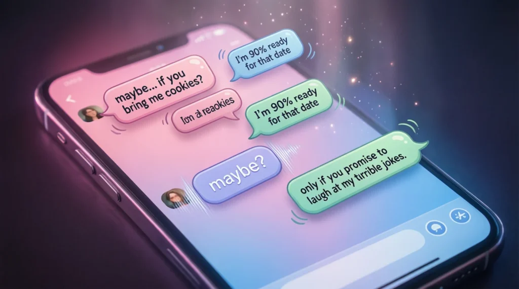 flirty responses to maybe