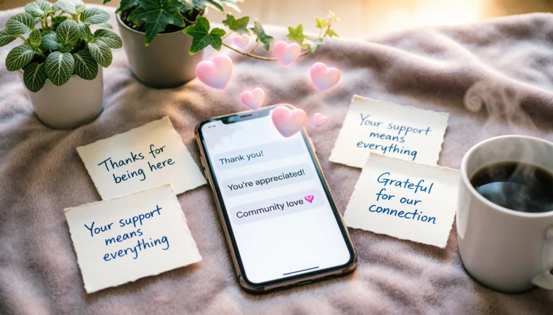 other ways to say thank you for your continued support