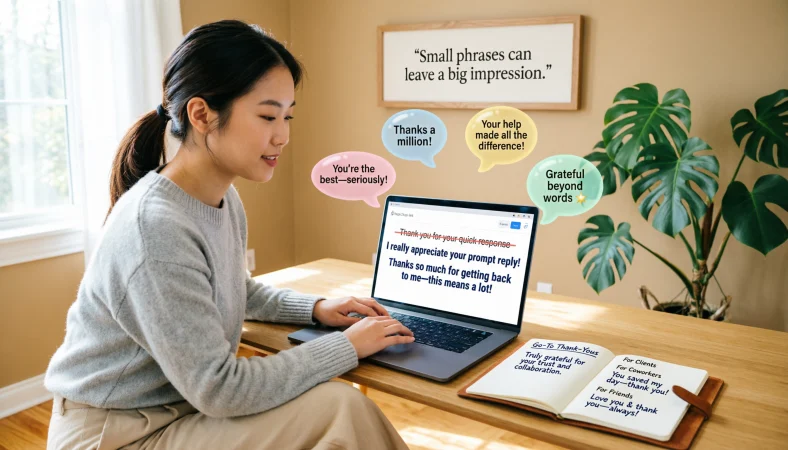 other ways to say thank you for your quick response