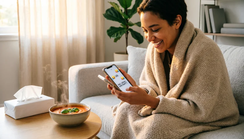 funny responses to im sick