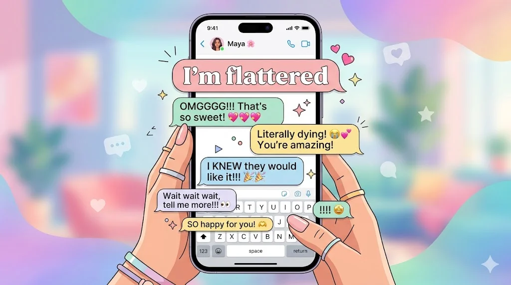 best responses to im flattered