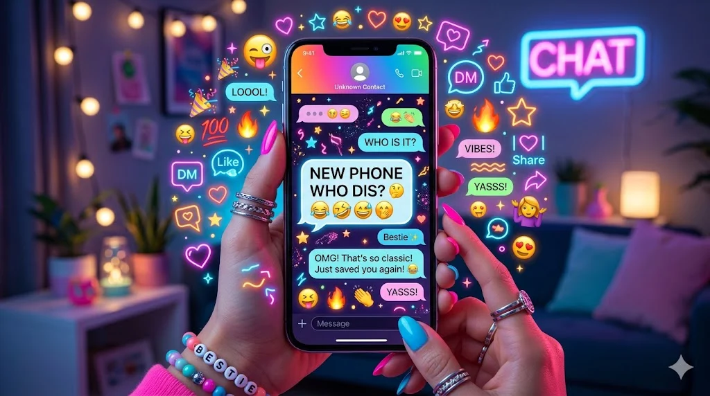 funny responses to new phone who dis