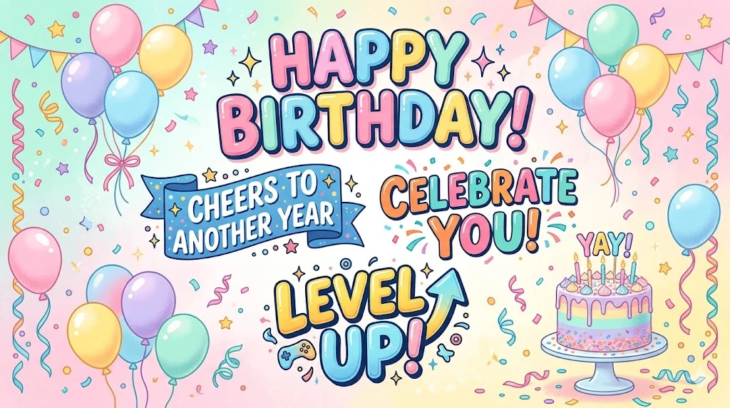 happy birthday in different ways