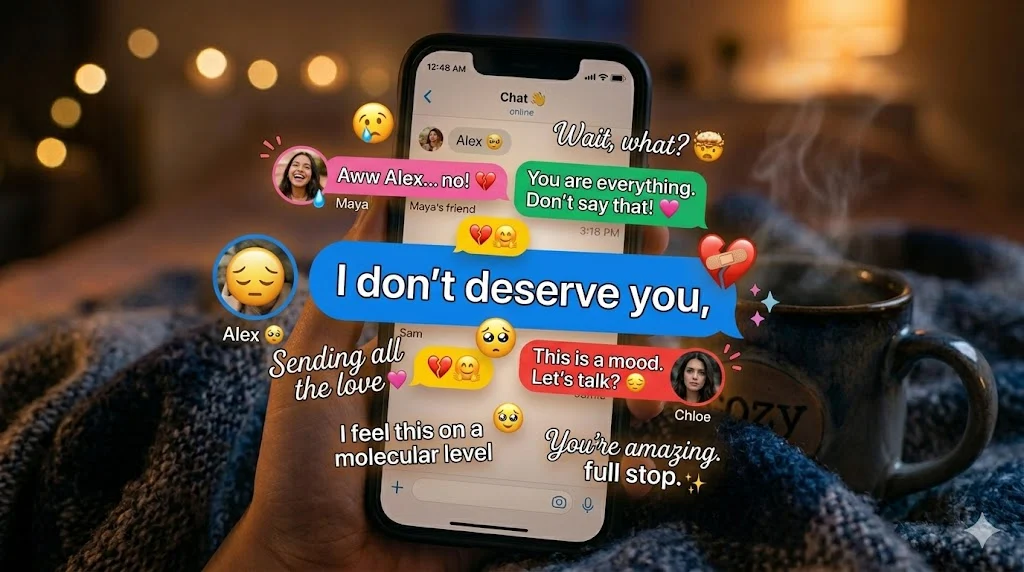 how to respond to i dont deserve you