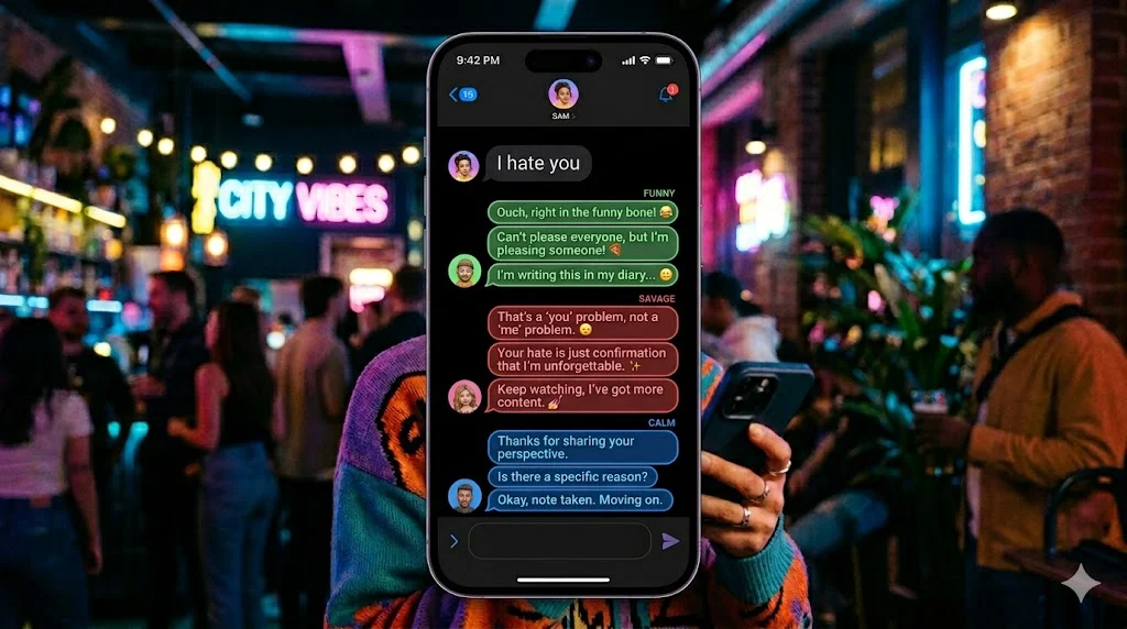 how to respond to i hate you