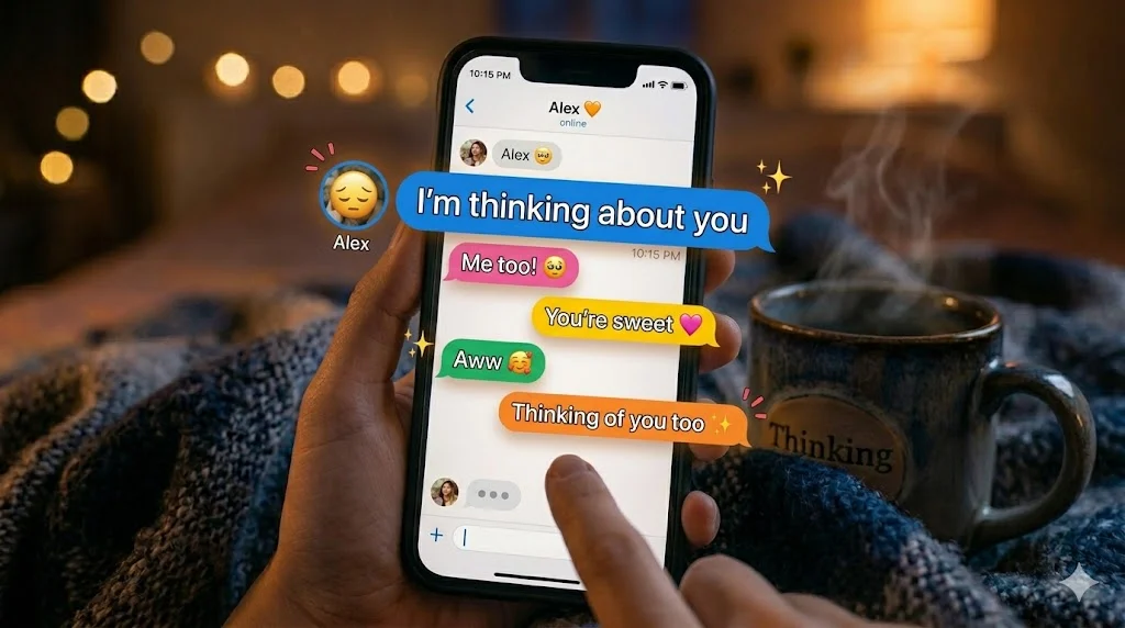 how to respond to im thinking about you