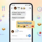 lunchtime meaning in text