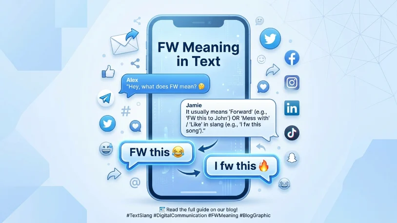 fw meaning in text