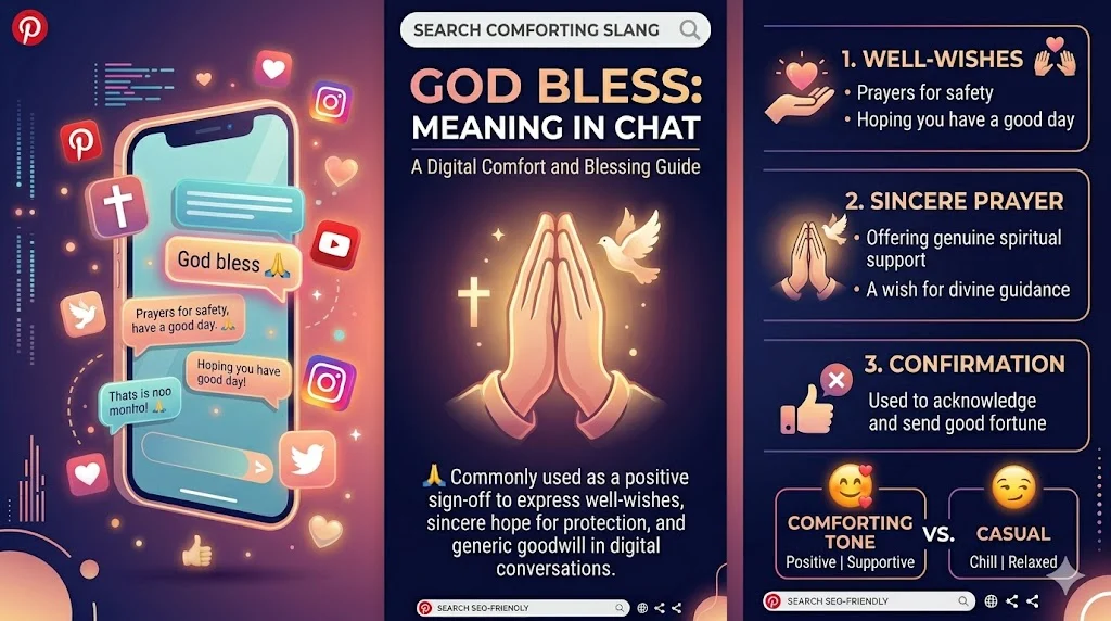 god bless meaning in chat