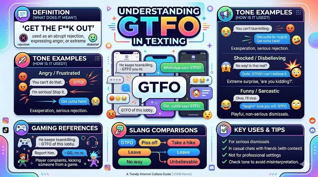 gtfo meaning in text