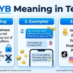 myb meaning in text