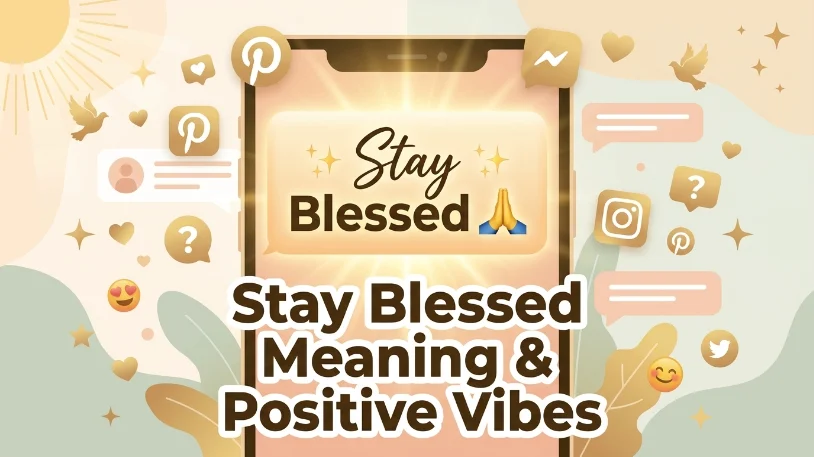 stay blessed meaning in text