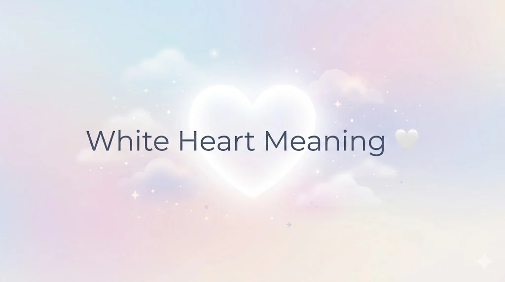 white heart meaning