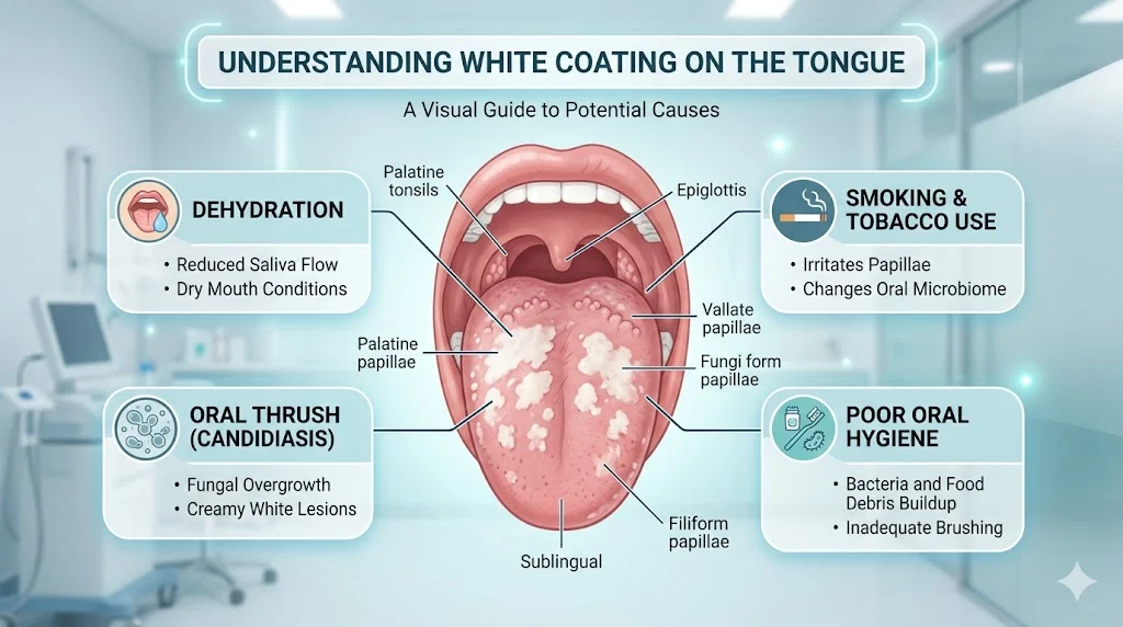 white tongue causes in text