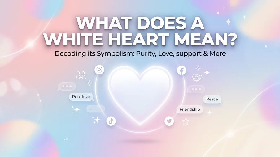 what does a white heart mean