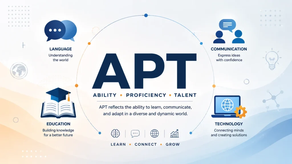 what does apt mean