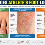 what does athlete's foot look like