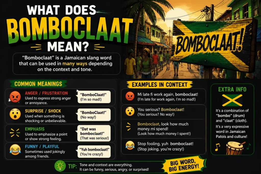 what does bomboclaat mean