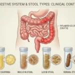 what does c diff poop look like