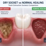 what does dry socket look like