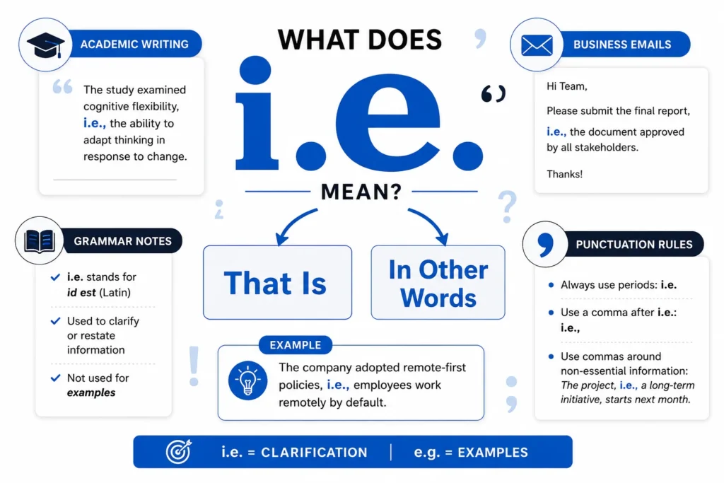 what does ie mean