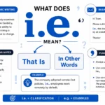 what does ie mean