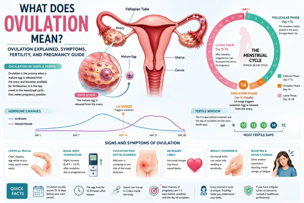 what does ovulation mean