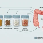 what does poop look like with diverticulitis