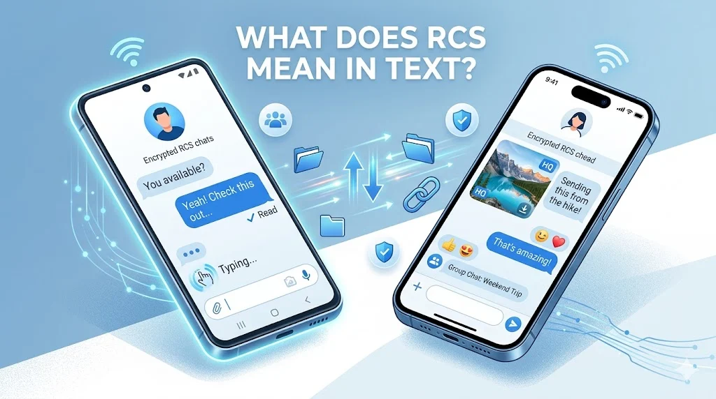 what does rcs mean in text