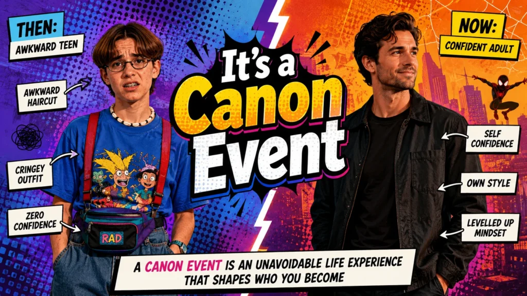 What does canon event mean in slang