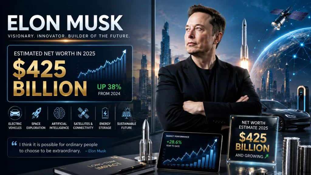 elon musk net worth 2025